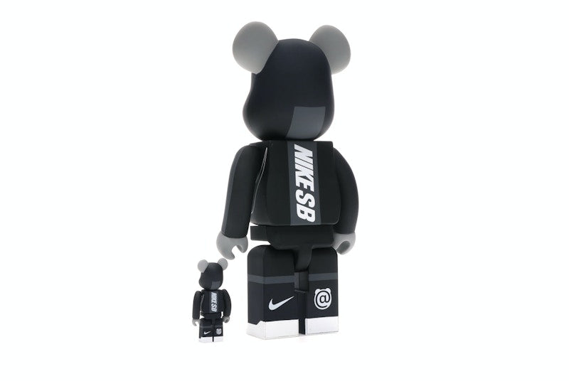 Bearbrick Nike SB 100% & 400% Set Black