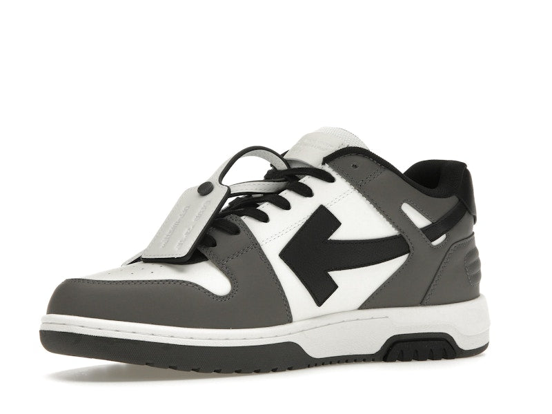 OFF-WHITE Out Of Office OOO Low Tops Dark Gray Black