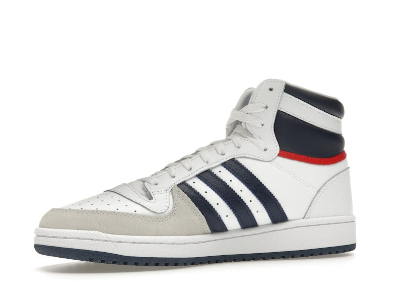 adidas Top Ten Hi White Navy Red