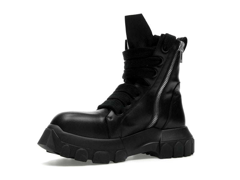 Rick Owens Lido Jumbo Laced Bozo Tractor Black