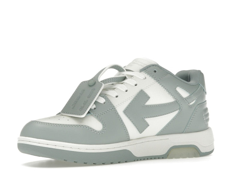 OFF-WHITE Out Of Office OOO Low Tops White Grey