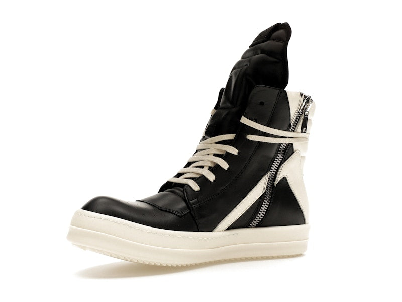 Rick Owens Luxor Geobasket Black Milk