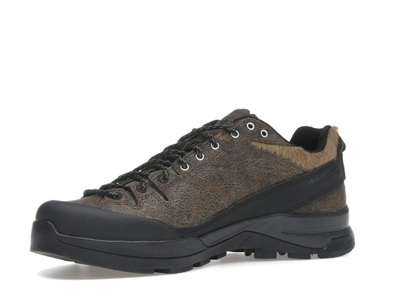 Salomon X-ALP Low Distressed Leather Dark Earth Black