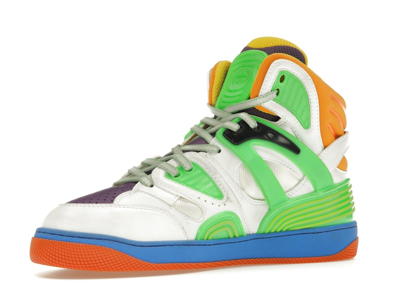 Gucci Basket White Demetra Green Purple Orange Blue