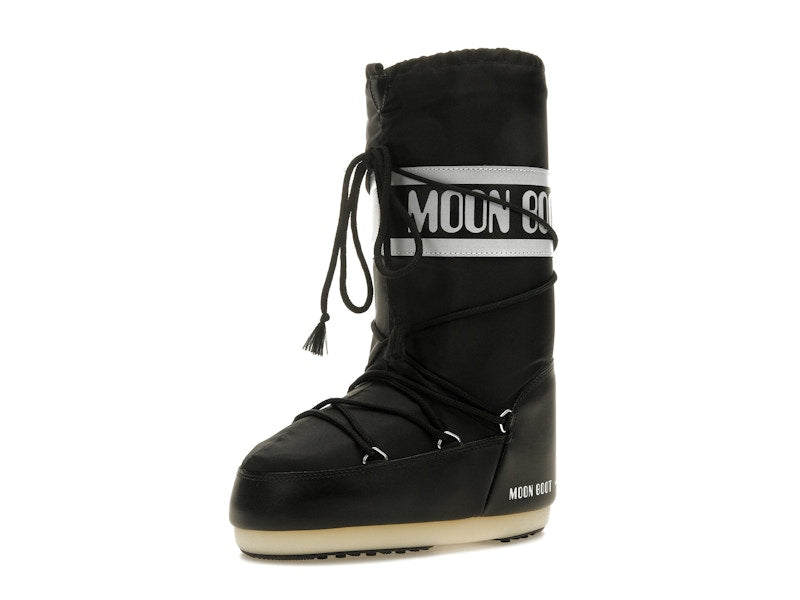Moon Boot Icon Nylon Boot Black