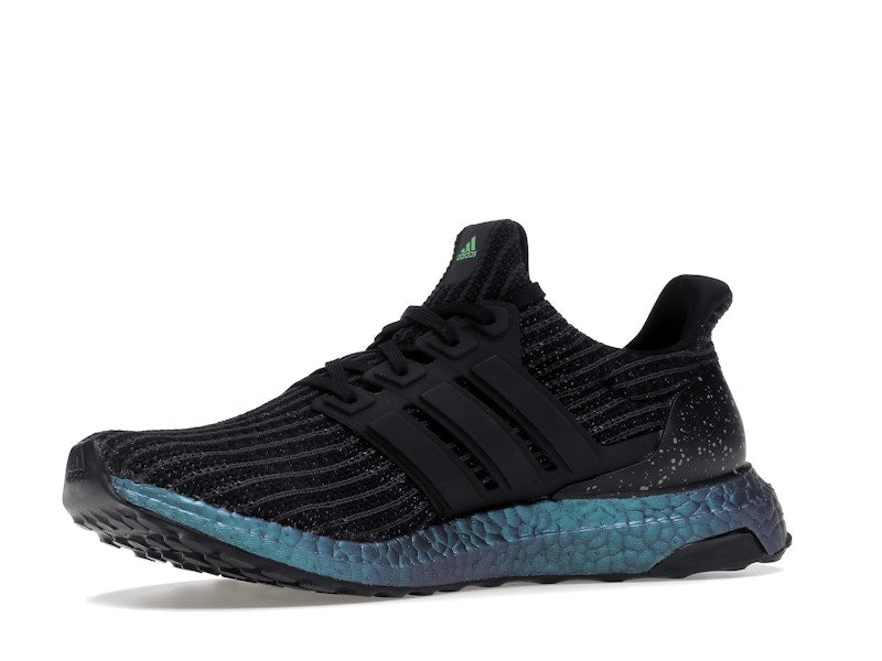 adidas Ultra Boost Black Green Zest