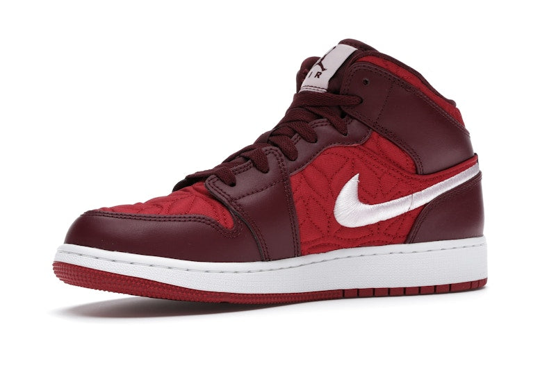 Jordan 1 Mid SE Red Quilt (GS)