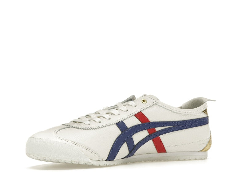 Onitsuka Tiger Mexico 66 White Blue Red Metallic Gold
