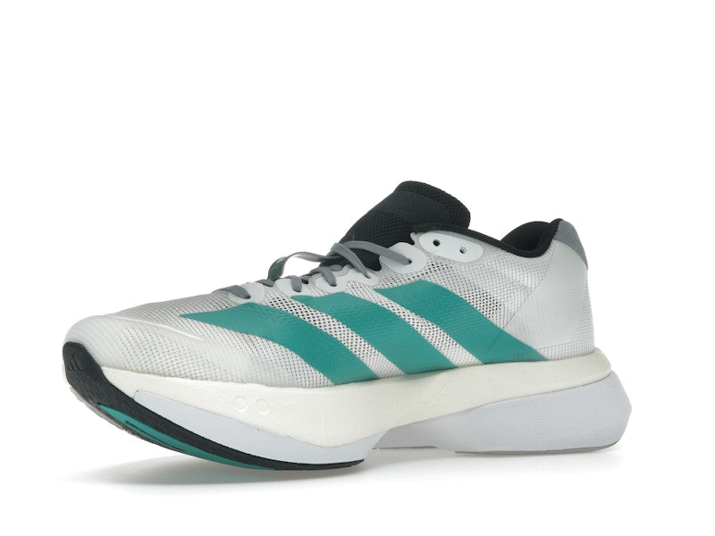 adidas Adizero Boston 13 White Pure Teal