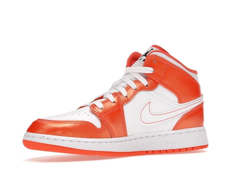 Jordan 1 Mid Metallic Orange (GS)