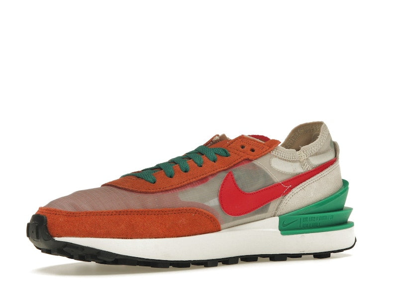 Nike Waffle One Burnt Sunrise Light Orewood Brown Malachite Mystic Hibiscus (Women's)