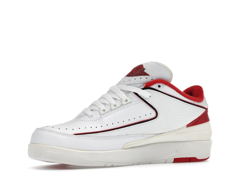 Jordan 2 Retro Low White Varsity Red