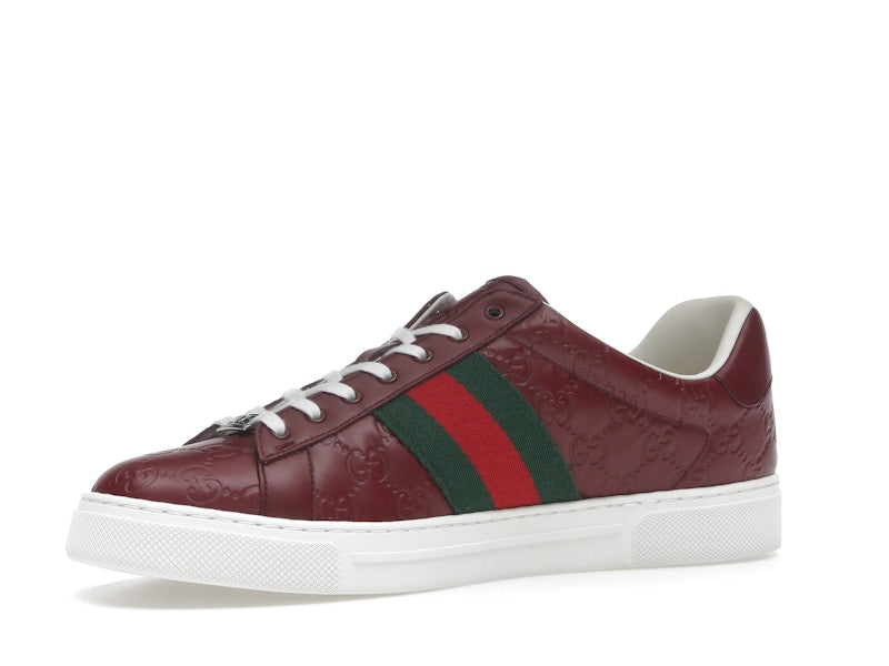 Gucci Ace Web Red Rosso Ancora