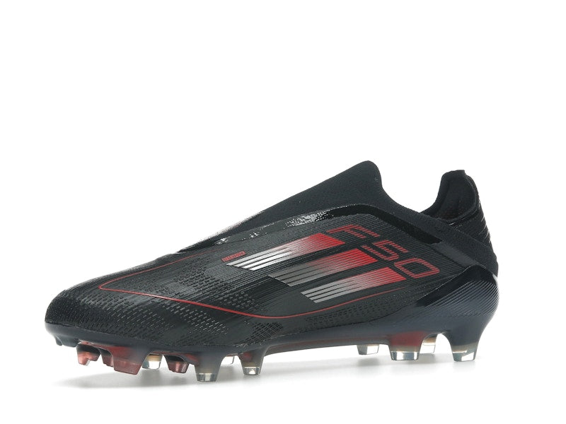 adidas F50 Elite Laceless FG Core Black Iron Metallic Lucid Red