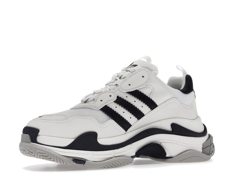 Balenciaga x adidas Triple S White Black