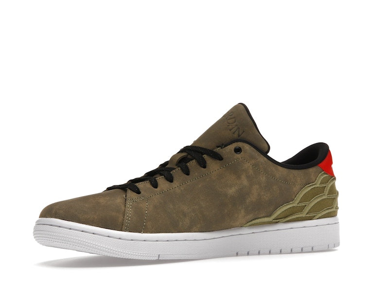Jordan 1 Centre Court Oil Green