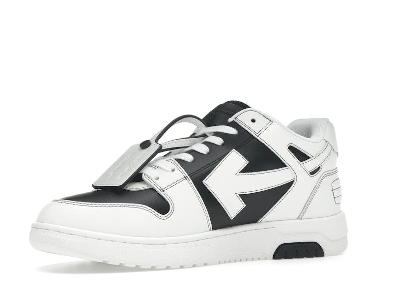 OFF-WHITE Out Of Office OOO Low Tops Black White