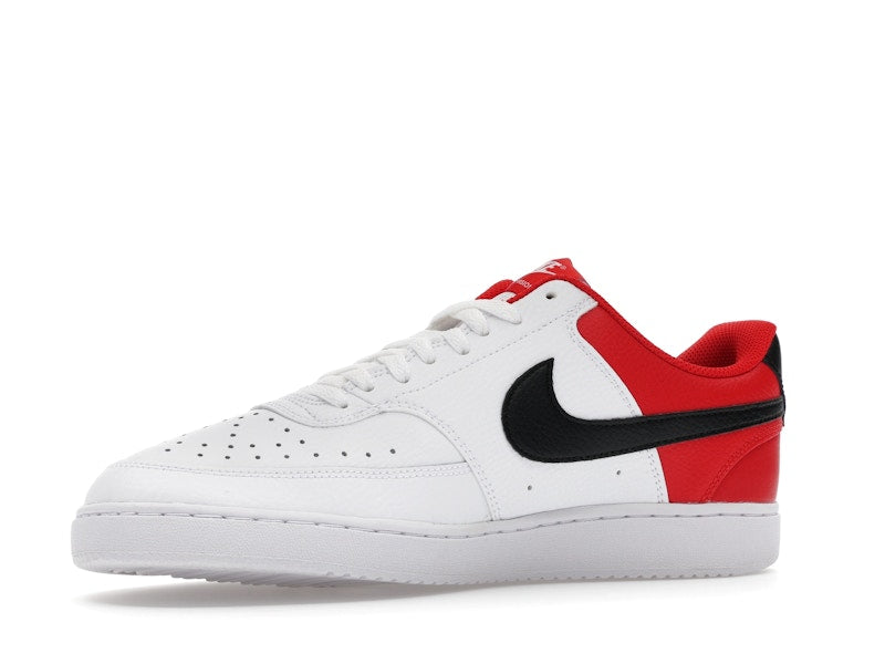 Nike Court Vision Low White Black University Red