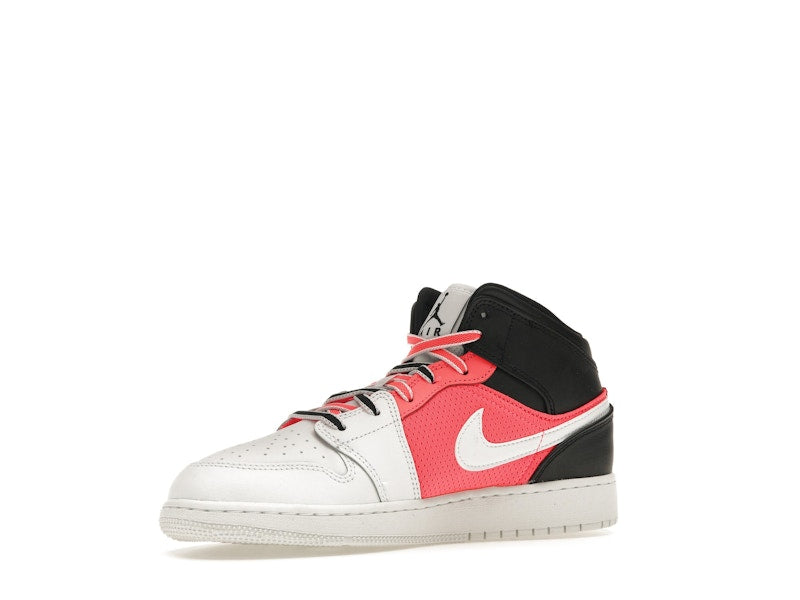 Jordan 1 Mid SE White Black Infrared (GS)