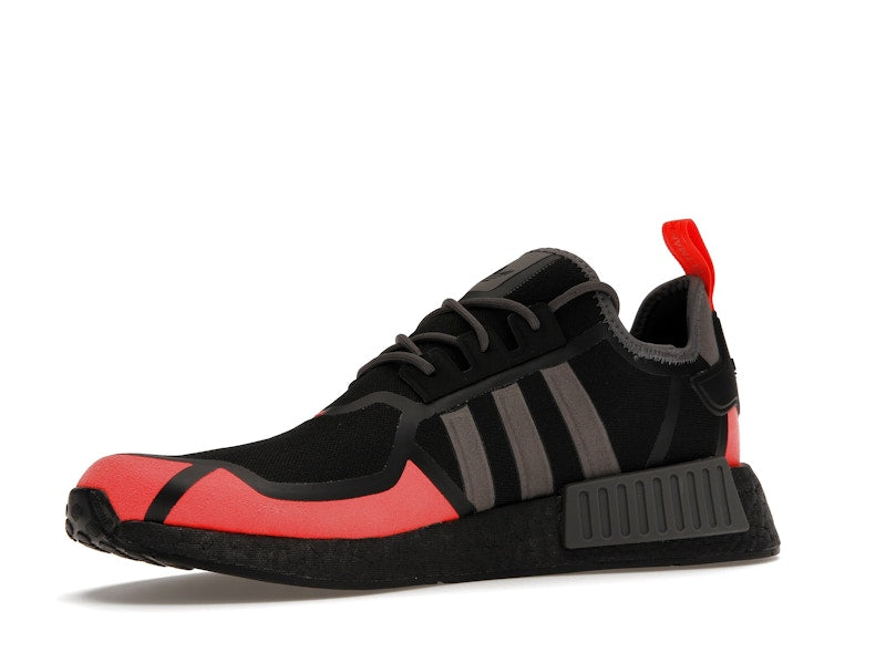 adidas NMD R1 Core Black Solar Red Grey