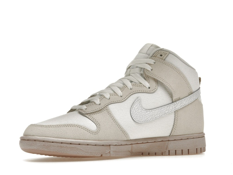 Nike Dunk High Retro PRM Cracked Leather Swoosh