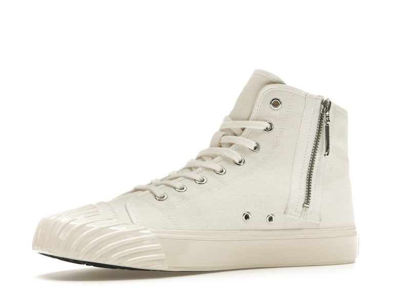 Kenzo School High Top Trainers Tiger Sole Off White