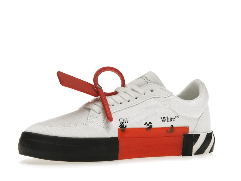 OFF-WHITE Vulcanized Low White Teal Canvas