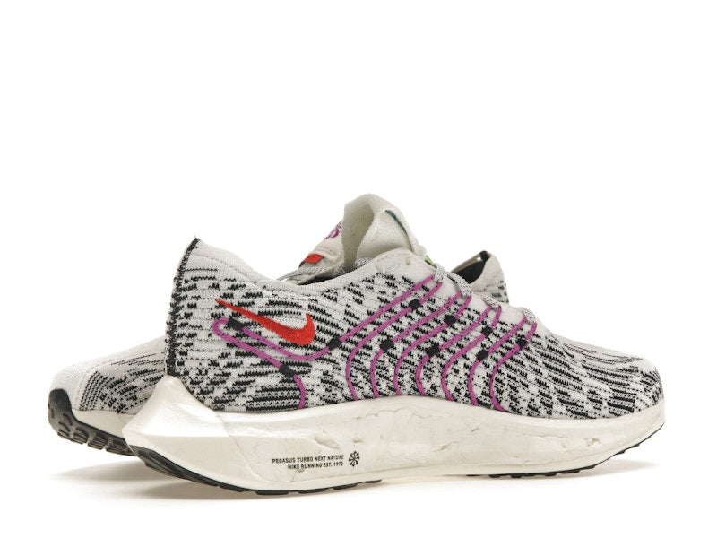 Nike Pegasus Turbo Next Nature SE White Lime Blast Fuchsia Dream
