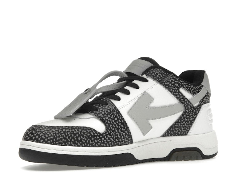 OFF-WHITE Out Of Office OOO Low Tops Black Grey with Dots