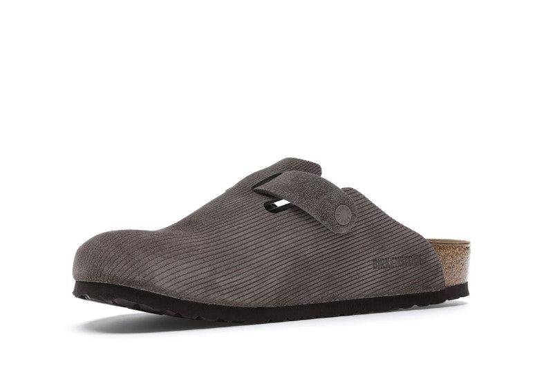 Birkenstock Boston Clogs Stussy Anthracite