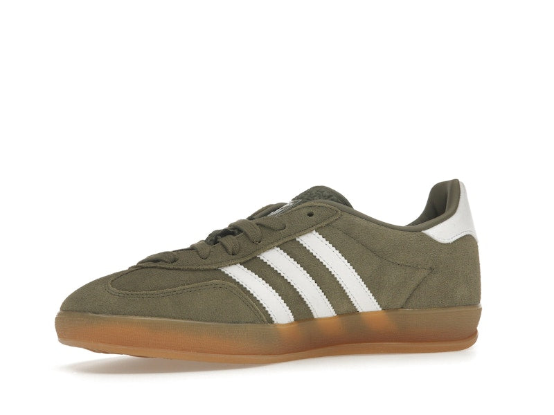 adidas Gazelle Indoor Olive Strata Cloud White Gum