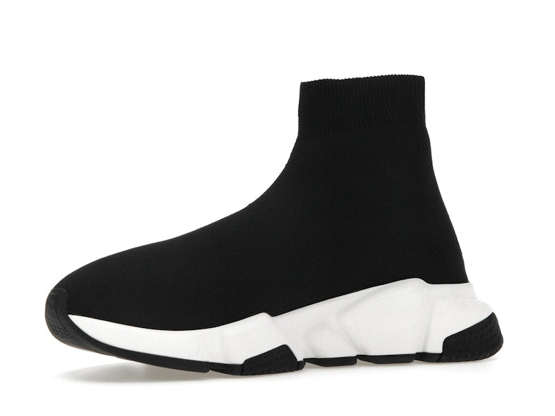 Balenciaga Speed Graffiti Trainers White Black Logo (Women's)