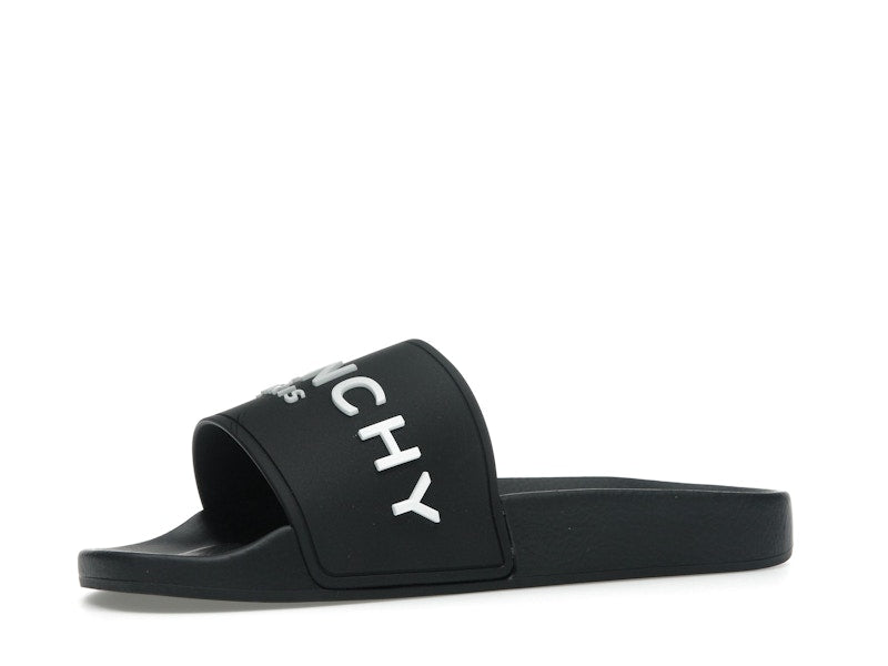 Givenchy Paris Slide Sandals Black