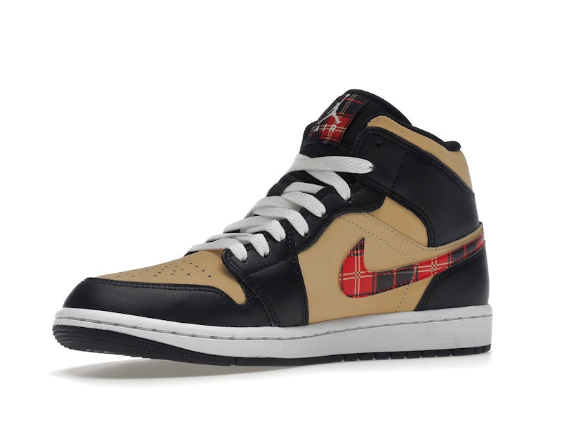 Air Jordan 1 Mid Tartan Swoosh