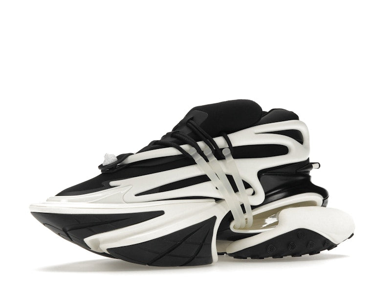 Balmain Unicorn Low-Top Black White