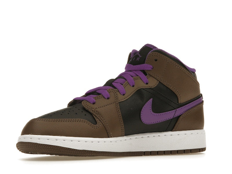 Jordan 1 Mid Purple Mocha (GS)