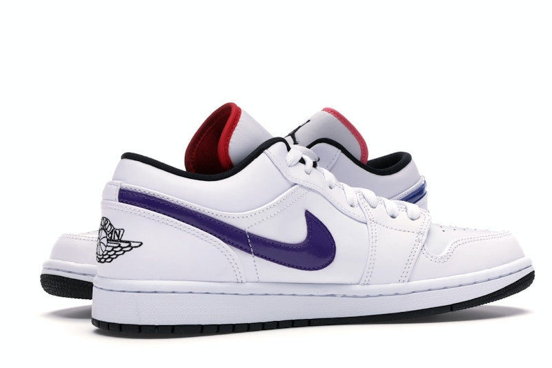 Jordan 1 Low White Multi-Color