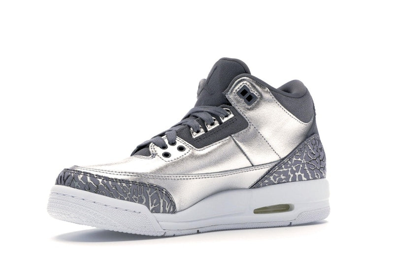 Jordan 3 Retro Premium Heiress Metallic Silver (GS)