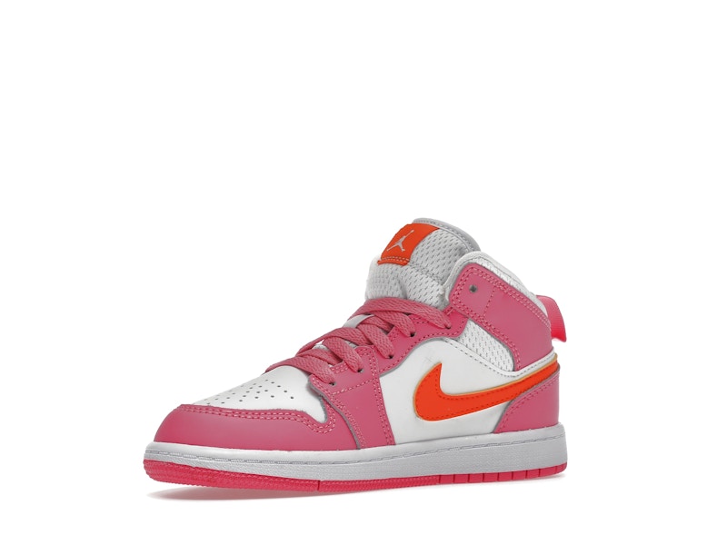 Jordan 1 Mid Pinksicle Safety Orange (PS)