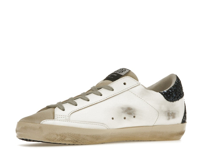 Golden Goose Super-Star White Blue Glitter (Women's)