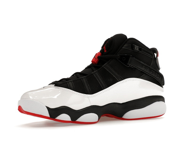 Jordan 6 Rings Black White Varsity Red