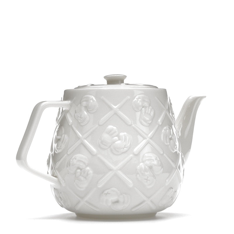KAWS Ceramic Teapot White