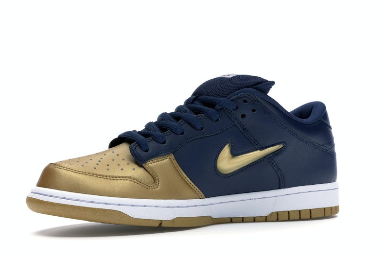 Nike SB Dunk Low Supreme Jewel Swoosh Gold