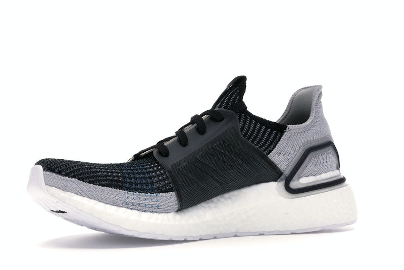 adidas Ultra Boost 19 Core Black Grey Six Shock Cyan