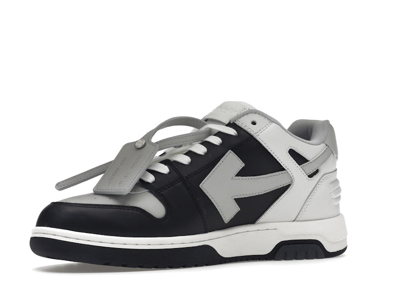 OFF-WHITE Out Of Office OOO Low Tops Light Grey Black