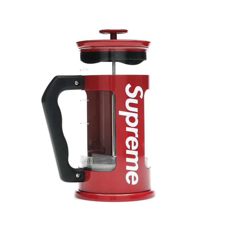 Supreme Bialetti 8-Cup French Press Red