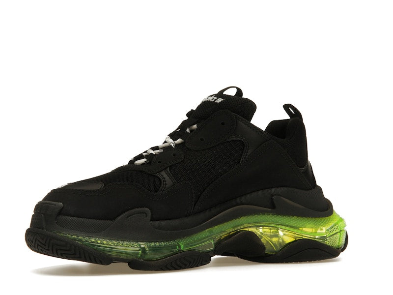 Balenciaga Triple S Black Yellow Fluo