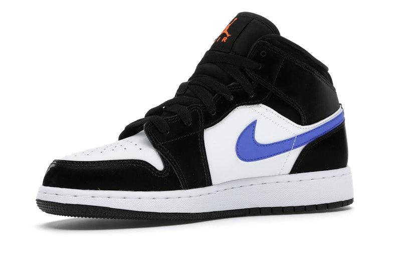 Jordan 1 Mid Black Racer Blue White (GS)