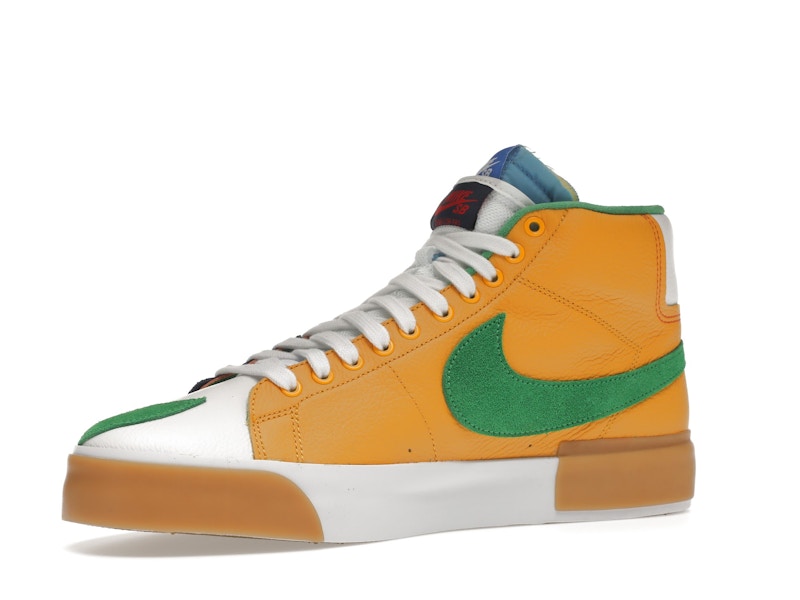 Nike SB Zoom Blazer Mid Edge Safety Orange University Gold