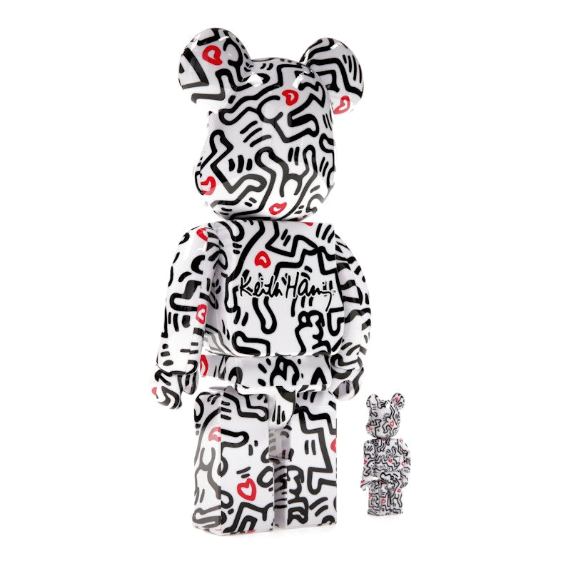 Bearbrick Keith Haring #8 100% & 400% Set
